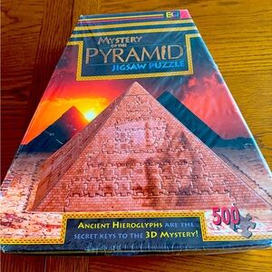 Never opened 
Brand new 
Mystery of the Pyramid Jigsaw Puzzle